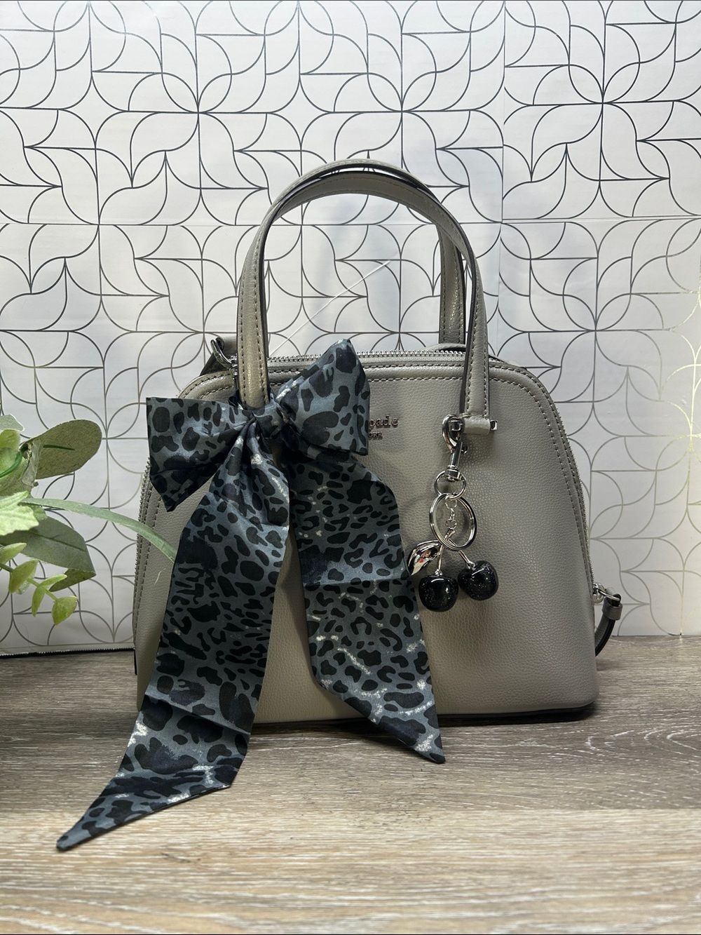 6359 kate spade gray dome satchel 268506359